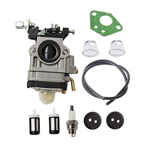 Janrui 300486 Carburetor with Repower Tune-Up Kit for Earthquake E43 E43CE E43WC Auger MC43 MC43E MC43CE MC43ECE MC43RCE Tiller MD43 WE43 WE43E WE43CE Edger