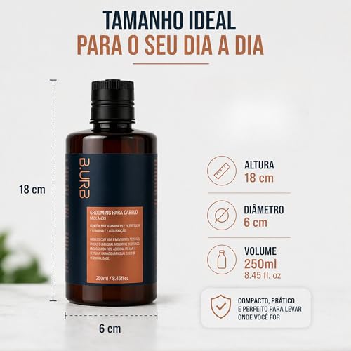 B.URB Grooming Midlands 250ml Finalizador Masculino Efeito Molhado