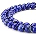 1 Strand Adabele Natural Blue Lapis Lazuli Healing Gemstone 6mm Round Loose Beads Gem Stone Spacer (58-62pcs) for Craft Jewelry Making GS5-6