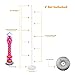 2 Set Balloon Column Kit Arch Base Stand and Pole 61 inch Height [2019 Upgrade]+30Pcs Balloon Rings, Quick & Easy Balloon Tower Decoration for Birthday Party Wedding Party Event Decorations