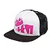 Unisex King Flip Mesh Trucker Caps Baseball Hat Flat Brim Hats for Splatfest (One Size, Pink)