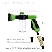 Foam Cannon Sprayer, Lenmumu High Presure Washer Gun Garden Hose Nozzle with 8 Adjustable Spray Patterns, Best for Outdoor Cleaning and Watering Plants, Car Washing, Showering Pets
