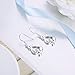 Silver Plated Music Note Dangle Earrings Fashion Earrings Daily Wear
