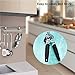 Can Opener Manual, Nyxcam Stainless Steel Handy Can Bottle Openers with Smooth Edge, Non-electric Can Jar Opener Kit with Ergonomic Anti Slip Grip Handle