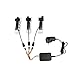 PinShang 3-in-1 Battery Charging Cable Balance Battery Charge Cord Line Adapter for Hubsan Zino H117S Quadcopter Drone Original Battery