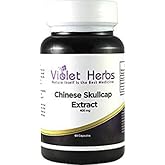 Chinese Skullcap, (Biacal Skullcap, Scutellaria baicalensis) Potent 85% BAC 400mg 60 Count