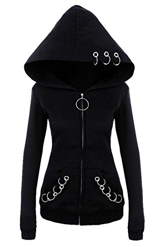 Ro Rox Death Moth Cardigan - Gothic Embroidery Knitted Long Sleeve Sweater