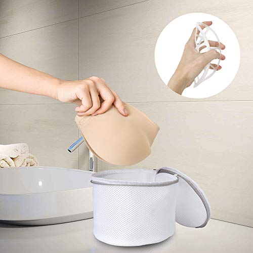 6PCS Mesh Laundry Bag, Siasky Lingerie Bags for Laundry with Premium Rustproof Zipper and Elastic Covering, Ideal Travel Storage Organize and Laundry Bag for Delicates, Blouse, Hosiery and Stocking