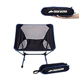 TrekUltra Camping Fold Up Chairs with Bag - Portable Lightweight Heavy Duty Compact - Great for Sporting Motorcycling Backpacking Kayaking Outside Chair for Concerts Beach or Park