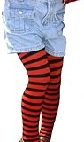 Kid's Black Striped Tights in 20 Color Combos and 4 sizes!
