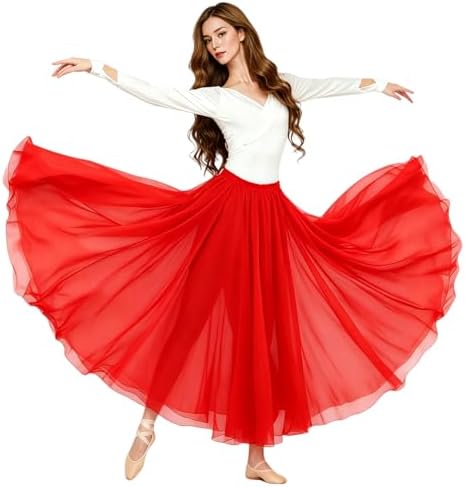 Amazon.com: themilestocks Women's Belly Dance Satin 12 Yard 4