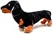 VIAHART Dierdrik The Dachshund - New and Improved Design - 16 Inch Large Dachshund Dog Stuffed Animal Plush - by Tiger Tale Toys