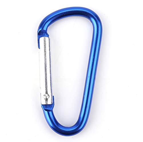 Faswin 45 Pack 2 inch Carabeaner Multicolor D Shape Buckle Pack - Aluminum Carabiner for Home, Rv, Outdoor, Camping, Fishing, Hiking, Traveling and Keychain - Thumbnail 3