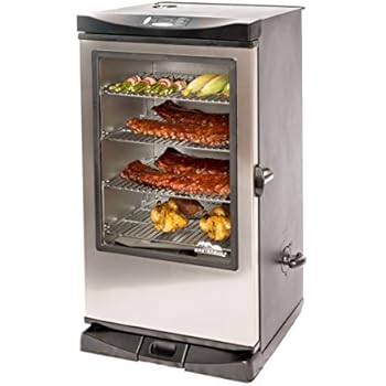 Masterbuilt 20075315 Front Controller Smoker with Viewing Window and RF Remote Control, 40-Inch