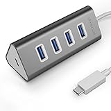 dodocool 4 port USB 3.0 Hub Type C Adapter with USB C Female Charging Port for New MacBook, ChromeBook Pixel