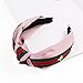 QiYue Headbands Women Hair Head Bands - Accessories Cute Beauty Fashion Hairbands Girls Cross Vintage Head Hair Bands Knotted Wide Band For Women Wash Face Makeup Workout GYM Yoga Running