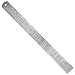 eBoot Stainless Steel Ruler 12 Inch with Conversion Table
