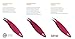 Slice 10463 Combo Tip Tweezer, Slanted & Pointed, Extra Wide Grip, For Fine Hair & Eyebrow Design, Pink