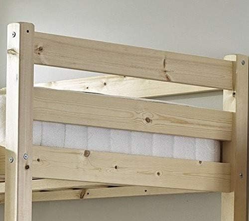 STRICTLY BEDS&BUNKS Pluto Low Classic Bunk Bed, Heavy Duty Solid Pine 3ft Single - Suitable for Adults and Children - Image 4