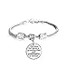 Love Between a Grandmother and Granddaughter is Forever Bracelet - Family Jewelry Gift - 10’’