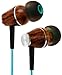 Symphonized XTC 2.0 Earbuds with Mic, Premium Genuine Wood Stereo Earphones, Hand-Made in-Ear Noise-isolating Headphones with Tangle-Free Innovative Shield Technology Cable (Celestial Star)