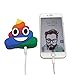 DBigness 2600mAh Colorful Poops Cute Funny Cartoon PVC External Battery Portable Charger Backup Pack Power Bank for iPhone 7 Plus 6 6S Plus 5S 5C 4S and Android Phone