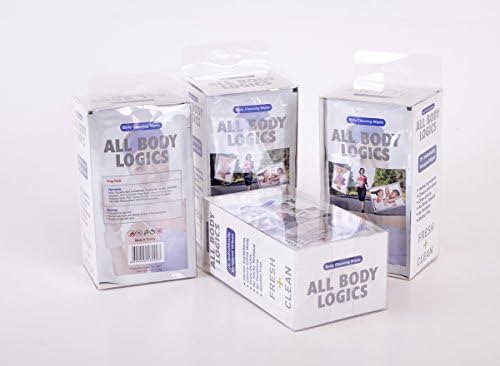 Athletic Body Wipes for Cleansing and Decorazing, Camping &amp; Outdoors use, 10 pcs Individual Wrapped Wipes No Rinse Bathing Herbal Wipes for Travel (1)