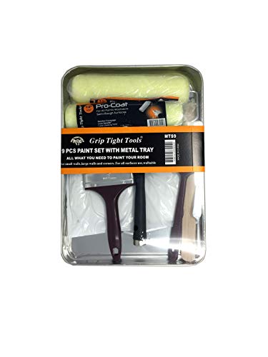 Grip Tight Tools Metal Paint Tray Set, 9-Piece - Thumbnail 3