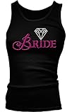 Rhinestone Bride - Diamond, Wedding Girls / Juniors Tank Top T-shirt