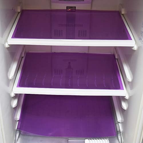 Shubhi Trader's Multipurpose Refrigerator/Drawer/Dining mats Pack of 6 (Purple Colour)