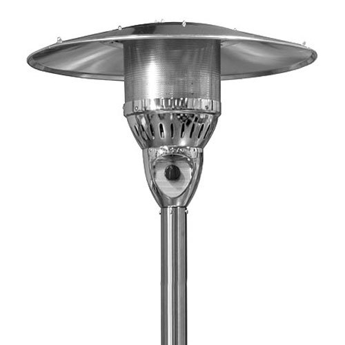 Garden Sun GS4150NGSS 41,000 BTU Floor Standing Natural Gas Powered Outdoor Patio Heater With Push Button Ignition - Stainless Steel - Thumbnail 3