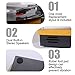 Musitrend Record Player 3-Speed Belt-Drive Turntable with Built-in Stereo Speakers, Vintage Style Record Player Support Vinyl-to-MP3 Recording, AUX RCA Headphone Jack (Wood)thumb 1