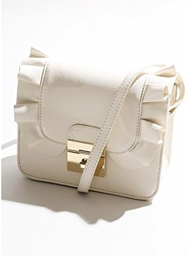 Amazon ウィゴー レディース Wego Wego フリルショルダーバッグ ホワイト F レディースバッグ 財布