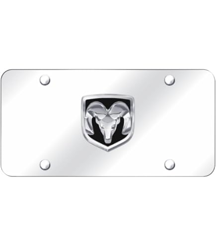 thumbnail image 2 of IPick Image RAM 1500 Truck Grill Graphic Aluminum License Plate – Made In USA, Front Mount, Custom Aftermarket Style, 1-Year Warranty 2 of 6