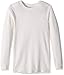 Fruit of the Loom Men's Classic Midweight Waffle Thermal Underwear Crew Top (1 & 2 Packs), Natural, Large