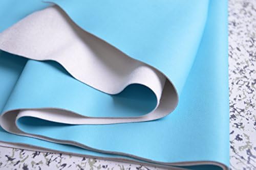 Soft Stretch Lamb Skin Leather Fabric,water Blue Leather for Home Decor Furniture Upholstery Application,water Blue Leather Upholstery Fabric,soft Bags/wallets Leather Fabric,wide 54'' Sold By Half Yard
