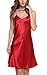 Avidlove Women's Nightshirts Satin Chemises Slip Sleepwear