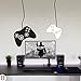FlyWallD Game Wall Decal Boys Gamer Room Gaming Decals Bedroom Decor Video Game Xbox Controller Vinyl Art Stickers