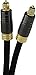 Digital Audio Cable (6 Feet) - TOSLINK Fiber Optic (S/PDIF, ADAT, EIAJ) - Braided Cord - JIS F05 Male to Male Connectors - Optical Cable for Perfect Dolby TrueHD Digital & DTS Surround Sound