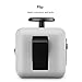 QQPOW Cube Relieve Stress for Adults Children Anxiety Attention Relieves Stress and Anxiety Release Stress Toy (Grey and Black)