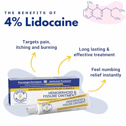 Doctor Butler’s Hemorrhoid & Fissure Ointment Hemorrhoid Treatment