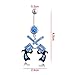 HuntGold 1X Charming Stainless Steel Navel Belly Rings Dangle Body Piercing Jewelry(Pink)