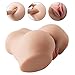 Masturbator Sex Doll with Big Ass Tight Canals for Men Masturbation Vagina Anal Sex, PALOQUETH 3D Realistic Masturbator with Soft Material Dual Ends for Stimulating Suctionthumb 3