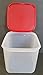 Tupperware Modular Mate Square 3 Container. Red Seal