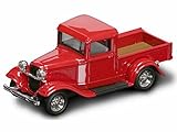 1934 Ford Pickup Truck, Red - Yatming 94232 - 1/43 Scale Diecast Model Toy Car
