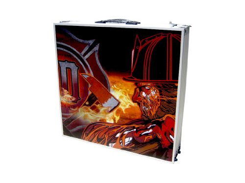 The Pong Squad Firefighter Beer Pong Table with Holes - Thumbnail 3