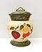 Tuscany Garden Colorful Hand Painted Mixed Fruit, Cookie Jar 12-1/5