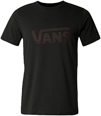 XZCDWF Mens T-shirts Vans classic logo Black Size XL