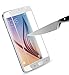 Josi Minea [ Samsung Galaxy S6 ] Tempered Glass Screen Protector with Full Coverage Crystal Clear Ballistic LCD Screen Cover Guard Premium HD Shield for Samsung Galaxy S6 / SVI - White