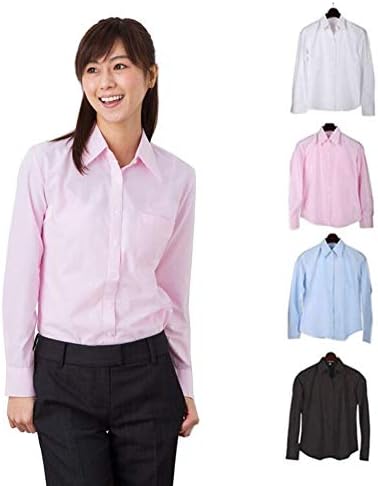 ワイシャツ レディース 事務服 ブラウス シャツ 長袖 抗菌防臭 形態安定 レギュラー衿 スキッパーシャツ オフィス 大人 通勤 Ol 就活 ビジネス ユニフォーム レギュラー